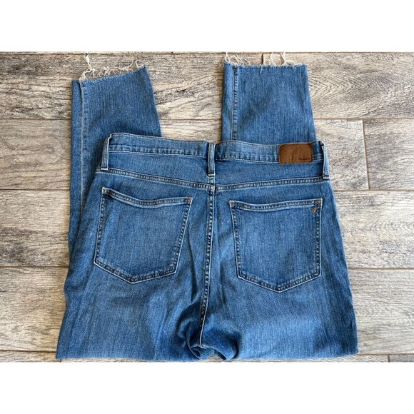 Madewell The Perfect Vintage Jean size 32 Distressed destroyed Stretch Fray - Picture 10 of 10